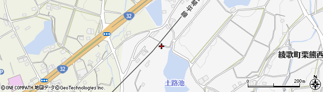 香川県丸亀市綾歌町栗熊西2031周辺の地図