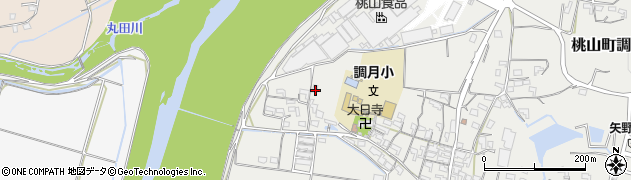 和歌山県紀の川市桃山町調月1116周辺の地図