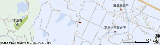 香川県綾歌郡綾川町羽床上1231周辺の地図