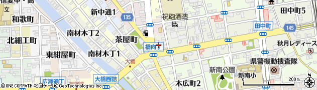 紀陽銀行屋形支店 ＡＴＭ周辺の地図