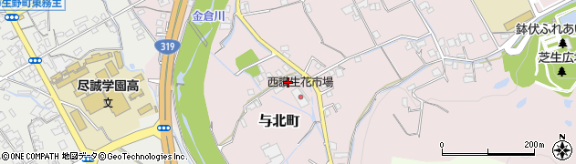 香川県善通寺市与北町2565周辺の地図