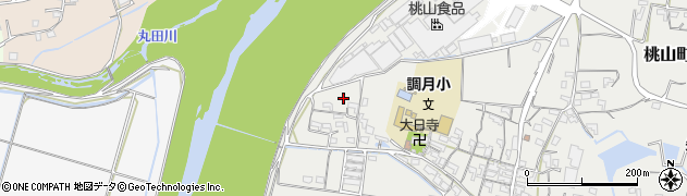 和歌山県紀の川市桃山町調月1135周辺の地図