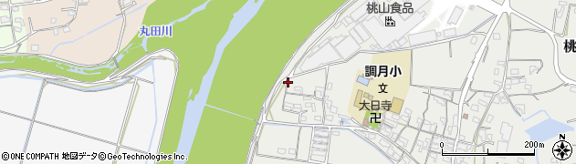 和歌山県紀の川市桃山町調月1133周辺の地図