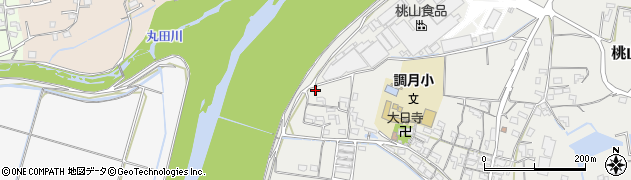 和歌山県紀の川市桃山町調月1139周辺の地図