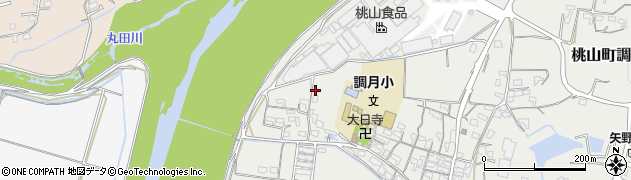和歌山県紀の川市桃山町調月1118周辺の地図