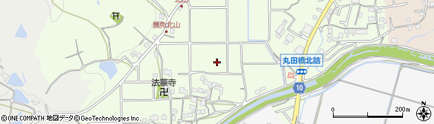 和歌山県紀の川市貴志川町北山周辺の地図