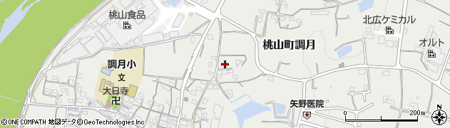 和歌山県紀の川市桃山町調月956周辺の地図