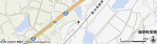 香川県丸亀市綾歌町栗熊西2032周辺の地図