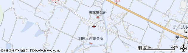 香川県綾歌郡綾川町羽床上1167周辺の地図