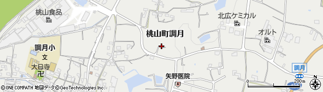 和歌山県紀の川市桃山町調月780周辺の地図