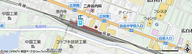 バルミー広駅前周辺の地図