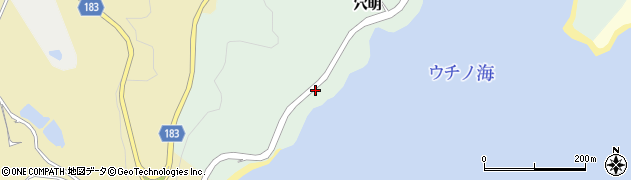 徳島県鳴門市瀬戸町撫佐（穴明）周辺の地図