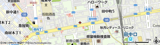 和歌山県和歌山市田中町周辺の地図