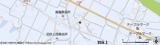 香川県綾歌郡綾川町羽床上349周辺の地図