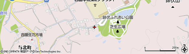 香川県善通寺市与北町1777周辺の地図