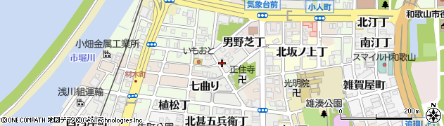 和歌山県和歌山市東長町1丁目周辺の地図