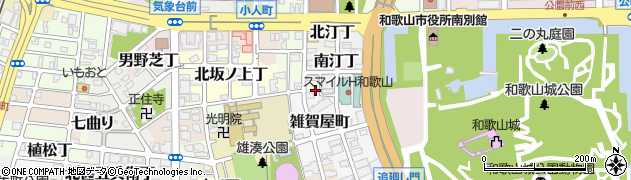 和歌山県和歌山市西汀丁68周辺の地図