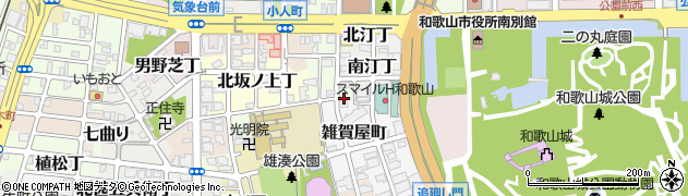 和歌山県和歌山市西汀丁66周辺の地図