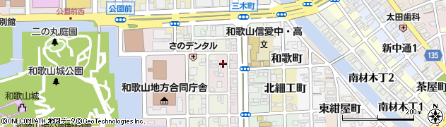 和歌山県土地家屋調査士会周辺の地図