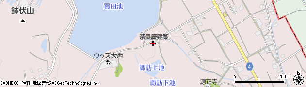 奈良廣建築周辺の地図