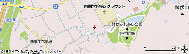 香川県善通寺市与北町1960周辺の地図