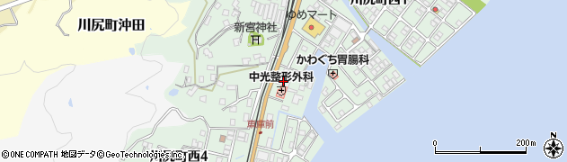 竹林自動車販売株式会社　川尻支店周辺の地図