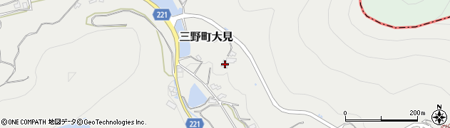 香川県三豊市三野町大見6179周辺の地図