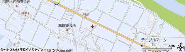 香川県綾歌郡綾川町羽床上379周辺の地図