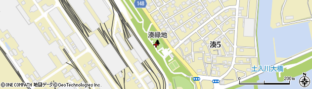 和歌山県和歌山市湊5丁目4周辺の地図