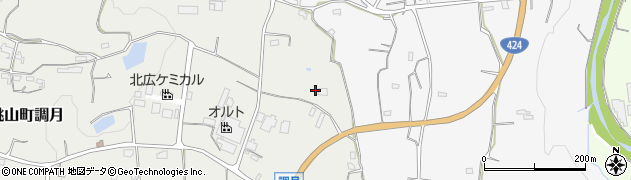 和歌山県紀の川市桃山町調月583周辺の地図