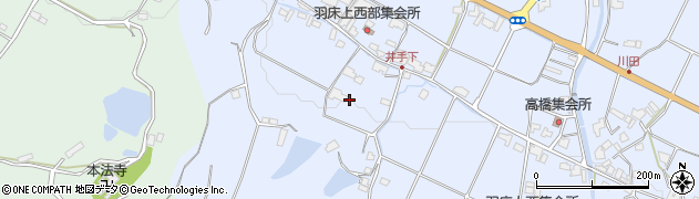 香川県綾歌郡綾川町羽床上1284周辺の地図