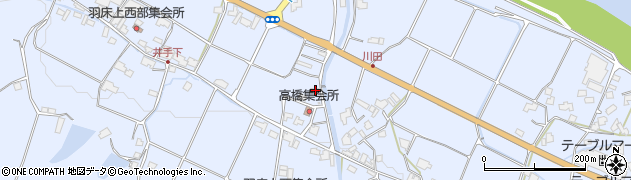香川県綾歌郡綾川町羽床上256周辺の地図