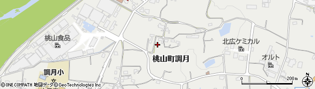 和歌山県紀の川市桃山町調月747周辺の地図