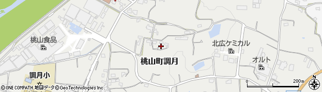 和歌山県紀の川市桃山町調月789周辺の地図