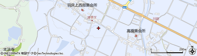 香川県綾歌郡綾川町羽床上1275周辺の地図