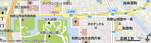 ゆうちょ銀行和歌山店 ＡＴＭ周辺の地図