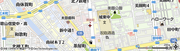 和歌山県和歌山市蔵小路周辺の地図