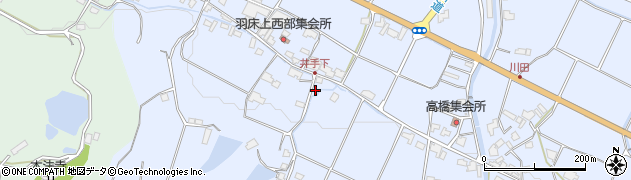 香川県綾歌郡綾川町羽床上1276周辺の地図