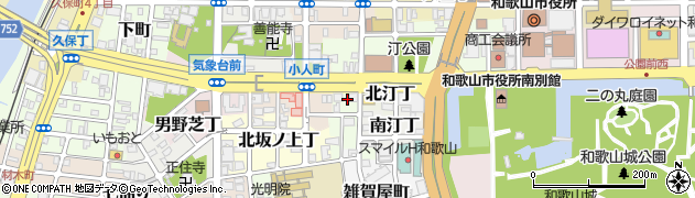 和歌山県和歌山市西汀丁45周辺の地図