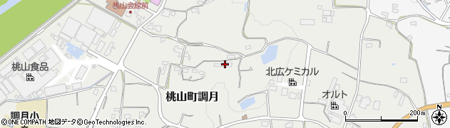 和歌山県紀の川市桃山町調月736周辺の地図