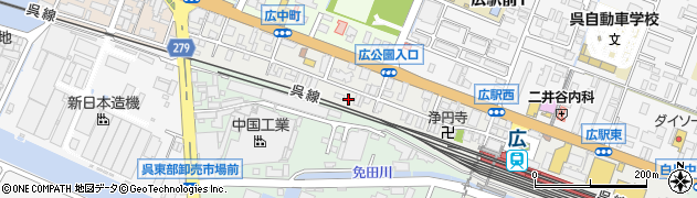 広島県呉市広中町9周辺の地図