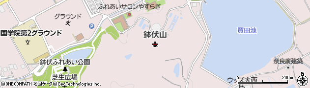鉢伏山周辺の地図