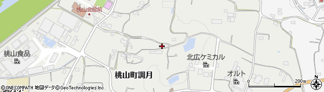 和歌山県紀の川市桃山町調月737周辺の地図