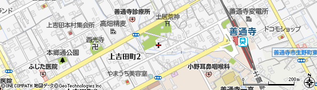 香川県善通寺市上吉田町1丁目6周辺の地図