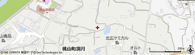 和歌山県紀の川市桃山町調月522周辺の地図