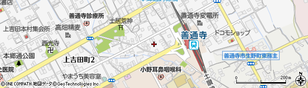 香川県善通寺市上吉田町1丁目2周辺の地図
