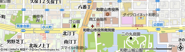 和歌山県和歌山市西汀丁40周辺の地図