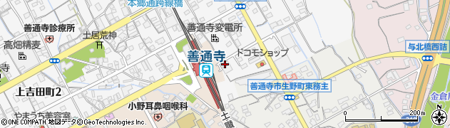 香川県善通寺市上吉田町580周辺の地図