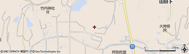 香川県綾歌郡綾川町山田下1316周辺の地図