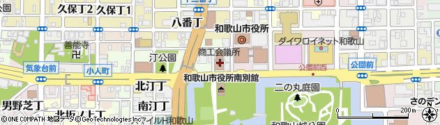 和歌山市役所健康局　保険医療部・地域包括支援課周辺の地図